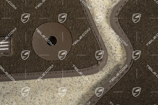 Fussmatten Satz, Climatronic hinten, Sattelbraun, RL / UK-Version