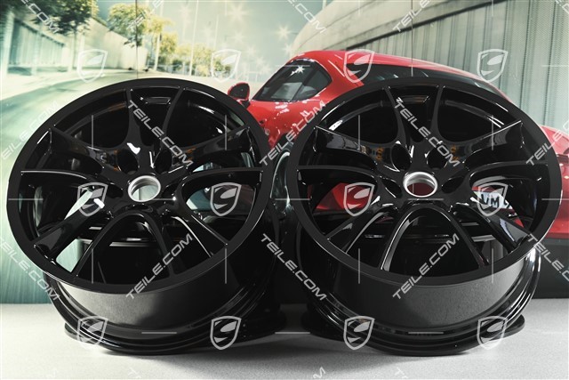 21" Felgensatz Cayenne Sport / GTS, Felgen 10Jx21 ET50 + 10Jx21 ET50, in schwarz