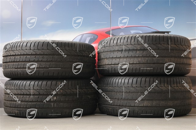 18" Komplet kół letnich Panamera S, felgi 8J x 18 ET59 + 9J x 18 ET53 + opony Pirelli P-ZERO 245/50 18 + 275/45 18