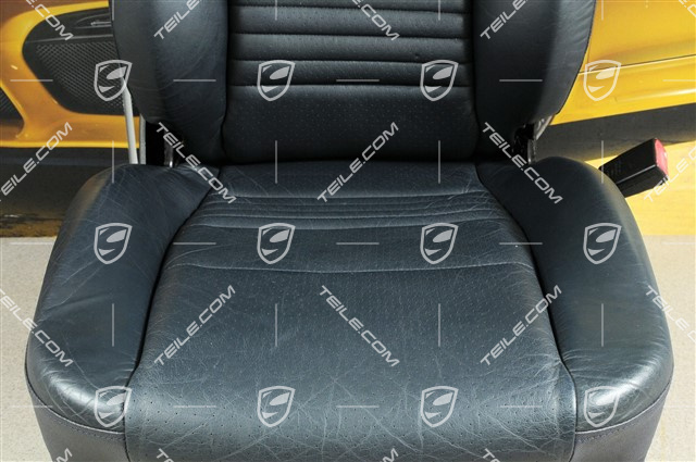 Sitz, manual einstellbar, Leder/Kunstleder, Metropolblau, R
