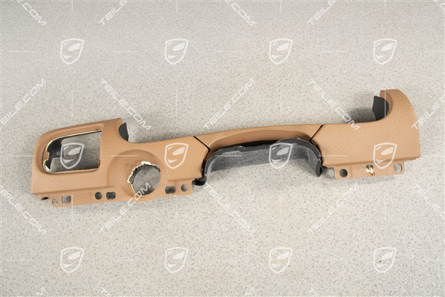 Trim lower section, Leatherette, Havanna