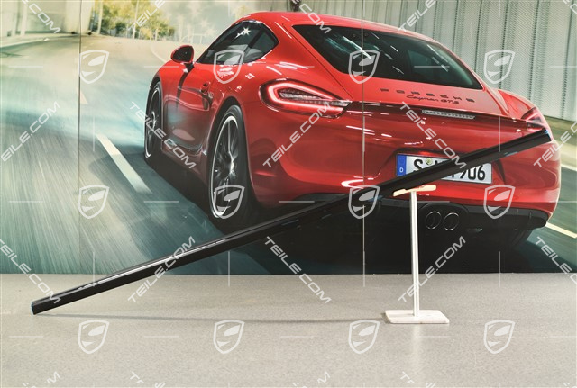 Zierleiste, Aluminium-Paket, schwarz, Hinten, Unten, R