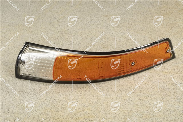 Lichtscheibe für Blinkleuchte, Rand schwarz, L