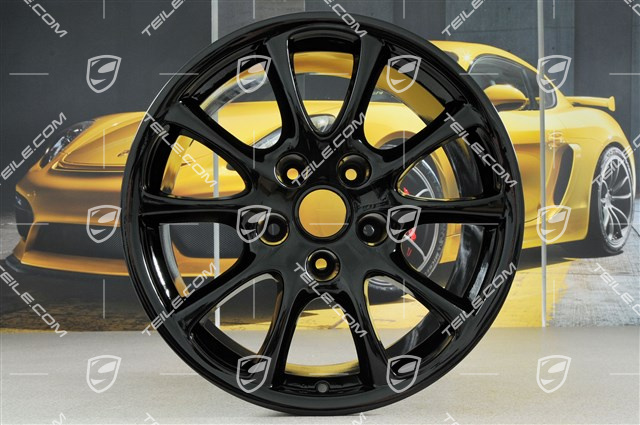 18" Felga GT3 2004, 11J x 18 ET63, czarny połysk