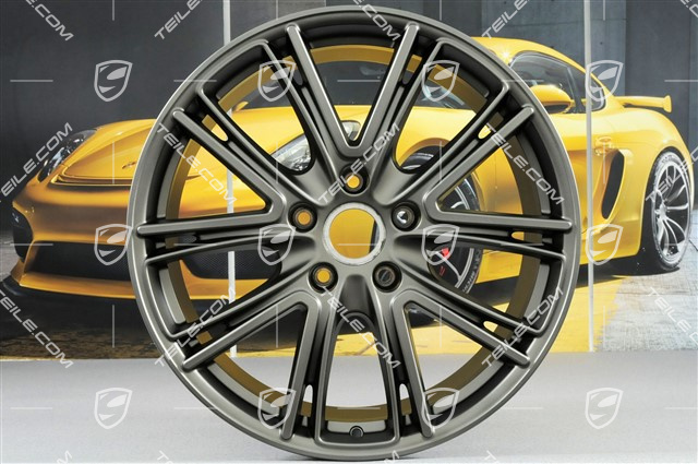20" komplet felg Exclusive Design, 10,5J x 20 ET71 + 9,5J x 20 ET71, do użytku w zimie, platinum satynowy półmat