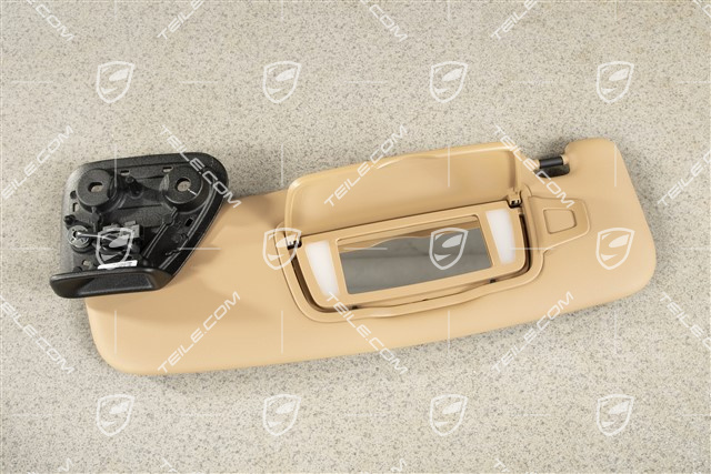 Sonnenblende, mit Spiegel, Luxorbeige, Cabrio / Targa, L