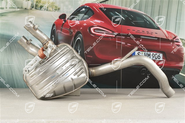 Rear silencer, Panamera Turbo, R