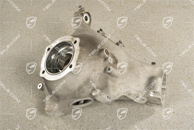 Front suspension steering knuckle / hub carrier, with rear axle steering, L