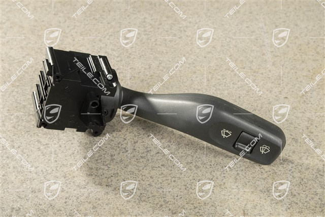 Włącznik wycieraczek, czarna satyna