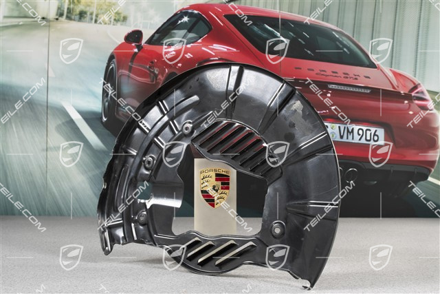 Front axle disc brake protective plate, PCCB, L