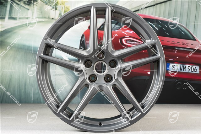20" wheel "Macan Turbo", 9J x 20 ET26, BORBET, platinum satin matt