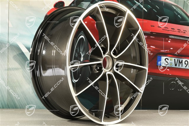 20" Felga Carrera Classic, 8,5J x 20 ET50, Titan