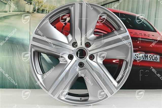 22-inch Macan Exclusive Design wheel rim set, 9J x 22 ET29 + 11J x 22 ET47
