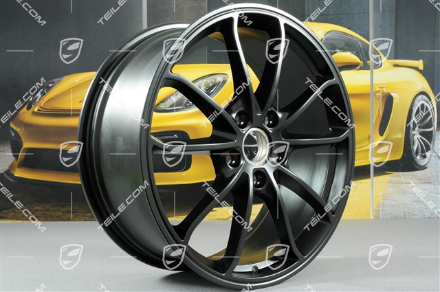 20" Felge GT4, 8,5J x 20 ET61, schwarz seidenmatt