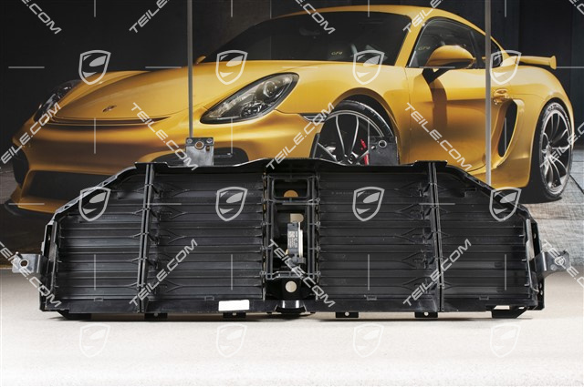 Radiator Grille Shutter with engine