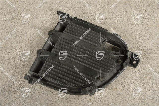 C2, Air inlet / duct / guide cover, lateral, PDC, Black matte, L