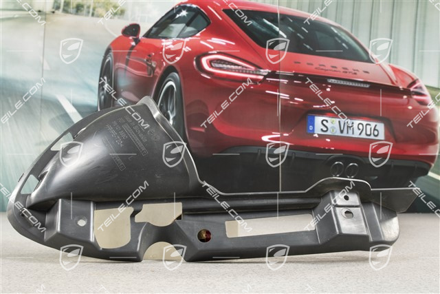 Prowadnica powietrza / 3,0L 4,2L, Diesel, czarna satyna, L