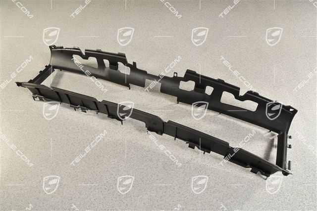 Front air duct / guide, bumper with ACC, black