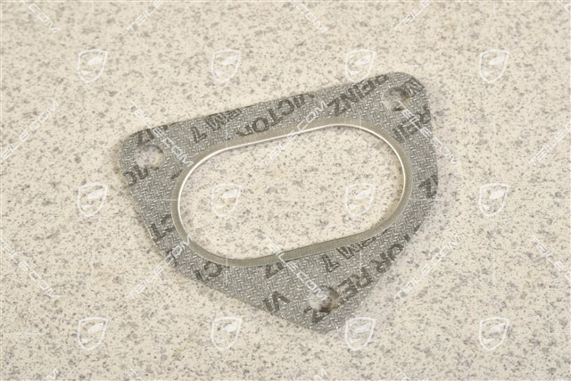 Gasket between exhaust manifold and front muffler, L=R