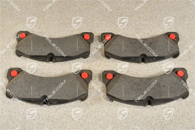 Brake pads, front axle