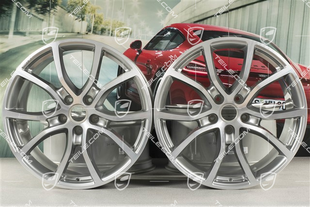 21" Komplet felg Cayenne Exclusive Design, 11J x 21 ET49 + 9,5J x 21 ET46, do Cayenne Coupé,