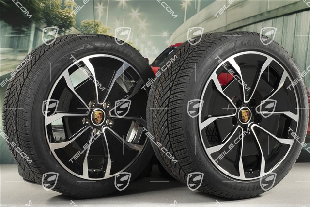 20-inch Turbo Aero Design, winter wheel set, rims 9J x 20 ET54 + 11J x 20 ET60 + NEW Goodyear winter tyres 245/45 R20 + 285/40 R20