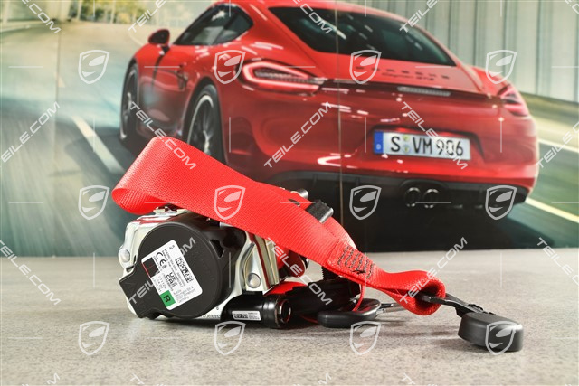 Coupe / Targa, Sicherheitsgurt, Vorne, Indischrot, USA, R