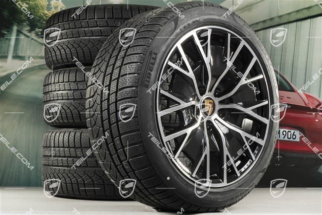 20-inch Turbo S Aero Design winter wheel set, rims 9J x 20 ET54 + 11J x 20 ET60 + NEW Pirelli winter tyres 245/45 R20 + 285/40 R20