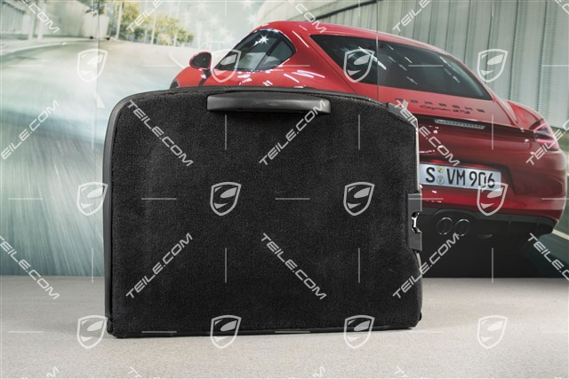 Back seat backrest, leather, black, Coupe, Turbo, R