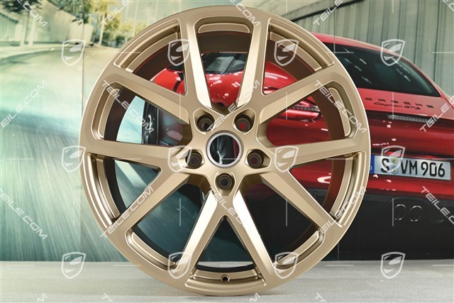 21" Felga Panamera Sport Design, 11,5J x 21 ET69, złoty - neodyme