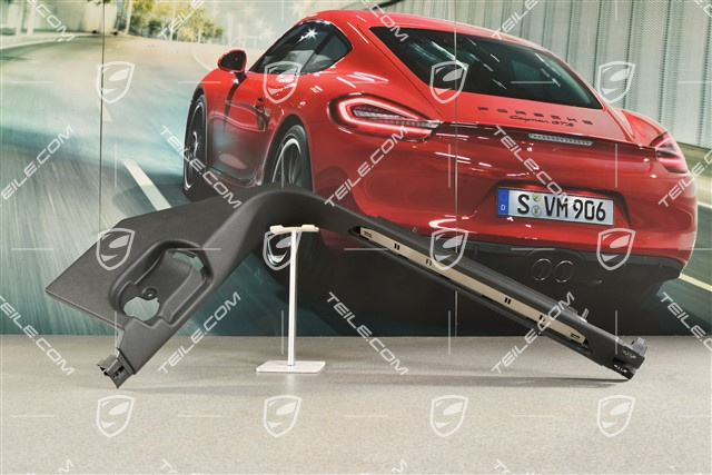 Verkleidung von A-Säule / Einstiegleiste, Titanschwarz, L