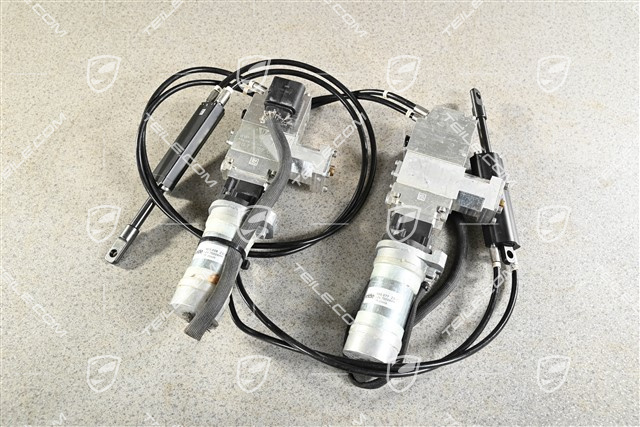 Driving mechanism for rear spoiler/wing, GT3RS