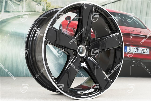 21" felga "Sport Classic" 9,5J x 21 ET27, czarny wysoki połysk
