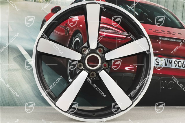 21" Felga Carrera Exclusive, 11,5J x 21 ET67, czarny satynowy półmat