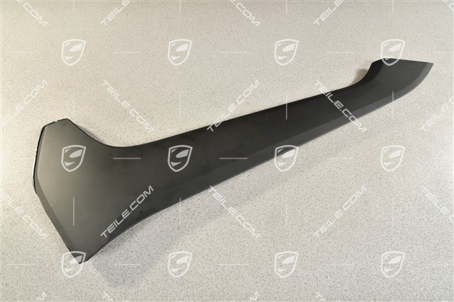 Centre console cover, Lateral, Black, R