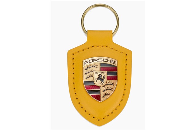 Crest, Keyring, signal yellow Crest, Keyring, signal yellow