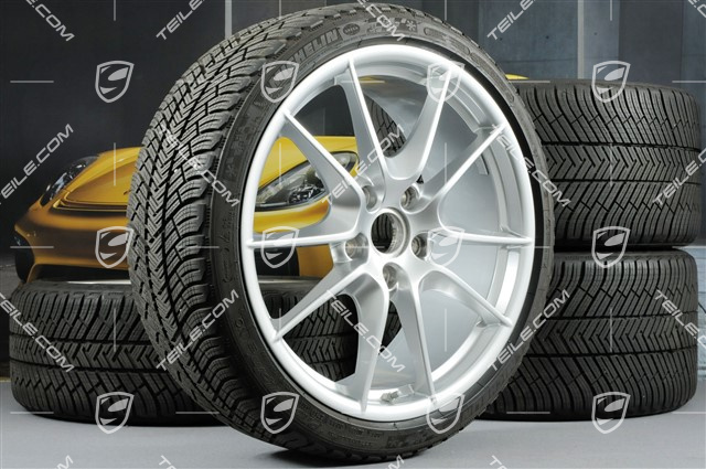 20-inch Carrera S (III) winter wheel set, 8,5J x 20 ET51 + 11J x 20 ET70 + NEW Michelin winter tyres 245/35 ZR20 + 295/30 ZR20, TPMS
