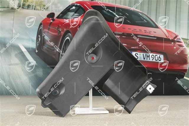 Cover spoiler wheel rear, L