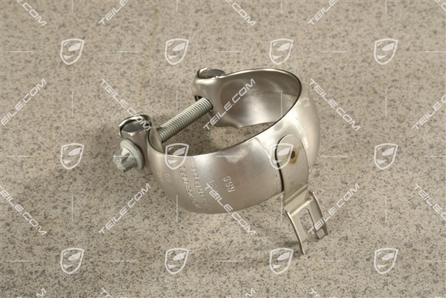Klemmschelle, Abgasanlage der die Endrohr mit Hauptschalldämpfer verbindet, 60mm