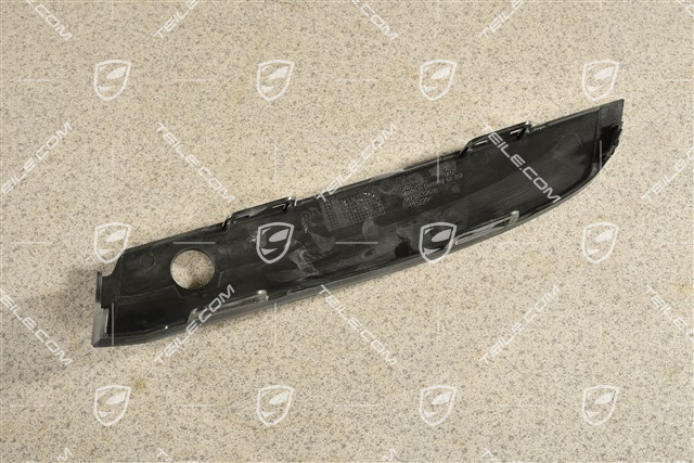 Front bumper lower trim, Satin black, R