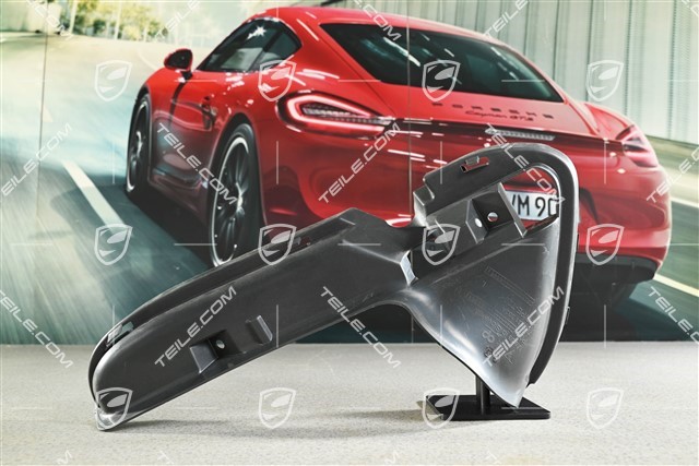 Air duct / guide / 4,8L Biturbo, Satin black, L