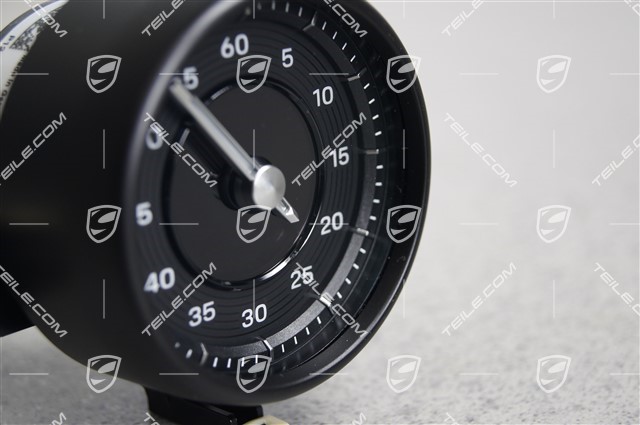 Stopp watch analog, Sport Chrono Paket Plus, matt black / galvano silver