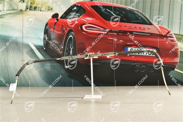 Spoiler drive C4S, rear (engine lid), not complete