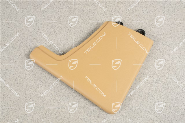 Centre console, Lateral, Leatherette, Sand beige, R