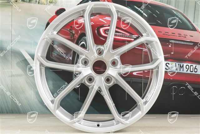 20" GT4 Felge, 8,5J x 20 ET61, blilliantsilber