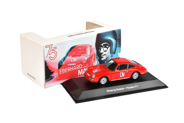 Porsche 911 2.0 Eberhard / Mahle, Driven by Dreams, 75Y, Spark, rot, Maßstab 1:43