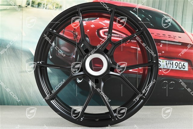 20" GT3 rim, 9.5J x 20 ET46, black silk matt