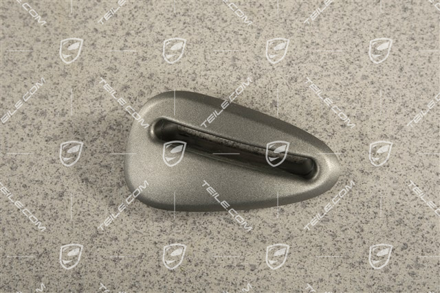 Cover trim / rosette for seat tilting handle / control button, Volcano grey, R