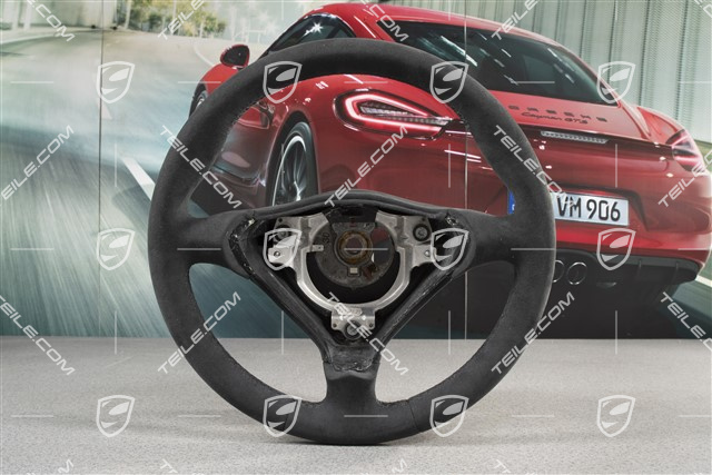 Lenkrad, 3-Speichen, Alcantara schwarz