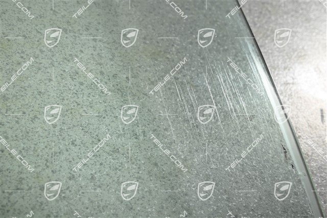 Side window, front, scratched, L